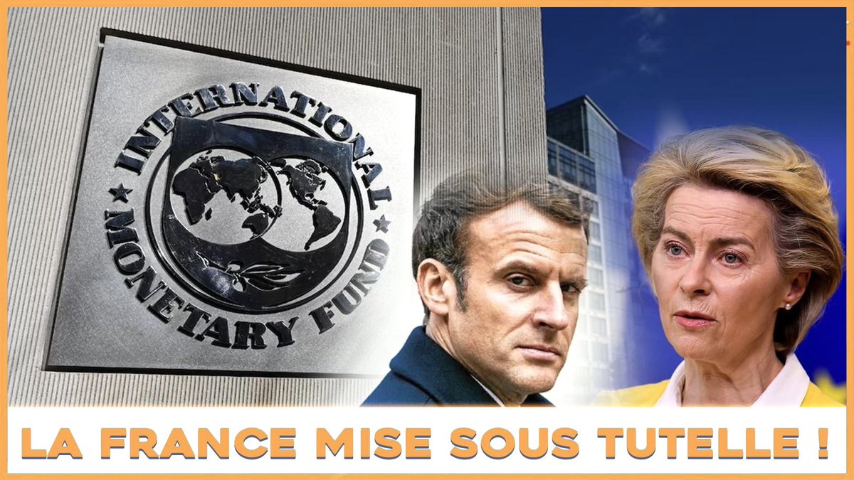 La France mise sous tutelle par le #FMI ?!

Et avant ça par la BCE !

Voilà ce qu’a créé sciemment notre « Mozart de la Finance » !…

Destitution et Frexit vite !

Nouvelle vidéo ! ➡️ youtu.be/R8evQnvr_ng?si…