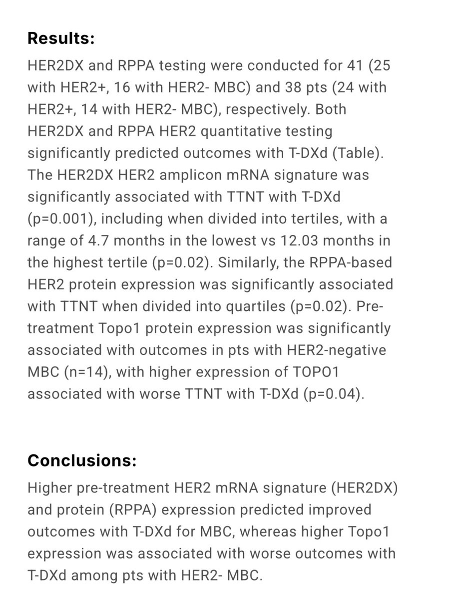 Paolo Tarantino (@ptarantinomd) on Twitter photo The good news: we’ll soon have more ADCs in earlier indications. The bad news: we have no biomarkers to guide their use. At <a href="/DFCI_BreastOnc/">Dana-Farber’s Breast Oncology Center</a> we’re committed to fill this gap. At #ASCO25 we’ll present a pilot study with HER2DX & RPPA. Join us at the poster! meetings.asco.org/abstracts-pres… The good news: we’ll soon have more ADCs in earlier indications. The bad news: we have no biomarkers to guide their use. At <a href="/DFCI_BreastOnc/">Dana-Farber’s Breast Oncology Center</a> we’re committed to fill this gap. At #ASCO25 we’ll present a pilot study with HER2DX & RPPA. Join us at the poster! meetings.asco.org/abstracts-pres…