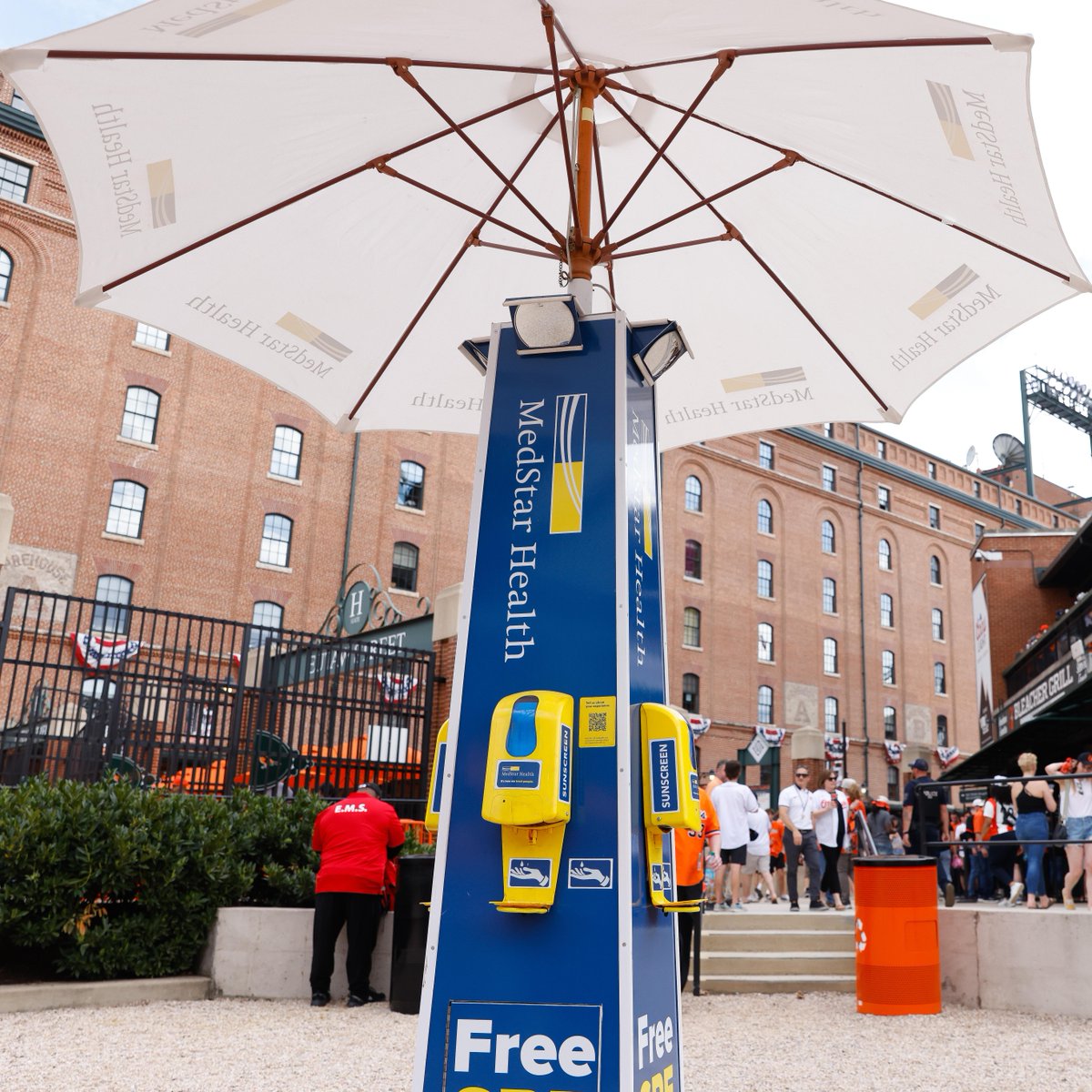 MedStar Health (@medstarhealth) on Twitter photo âď¸ Itâs #SafeSunWeek, and with the <a href="/Orioles/">Baltimore Orioles</a> back at Camden Yards on Monday, weâre here to help you enjoy every inning safely!
We have you covered (literally) with FREE SPF 30 all season long at our sunscreen tower on Eutaw Street by gate A! đ§Ąđ¤
#TrustedMedicalTeam #Birdland âď¸ Itâs #SafeSunWeek, and with the <a href="/Orioles/">Baltimore Orioles</a> back at Camden Yards on Monday, weâre here to help you enjoy every inning safely!
We have you covered (literally) with FREE SPF 30 all season long at our sunscreen tower on Eutaw Street by gate A! đ§Ąđ¤
#TrustedMedicalTeam #Birdland