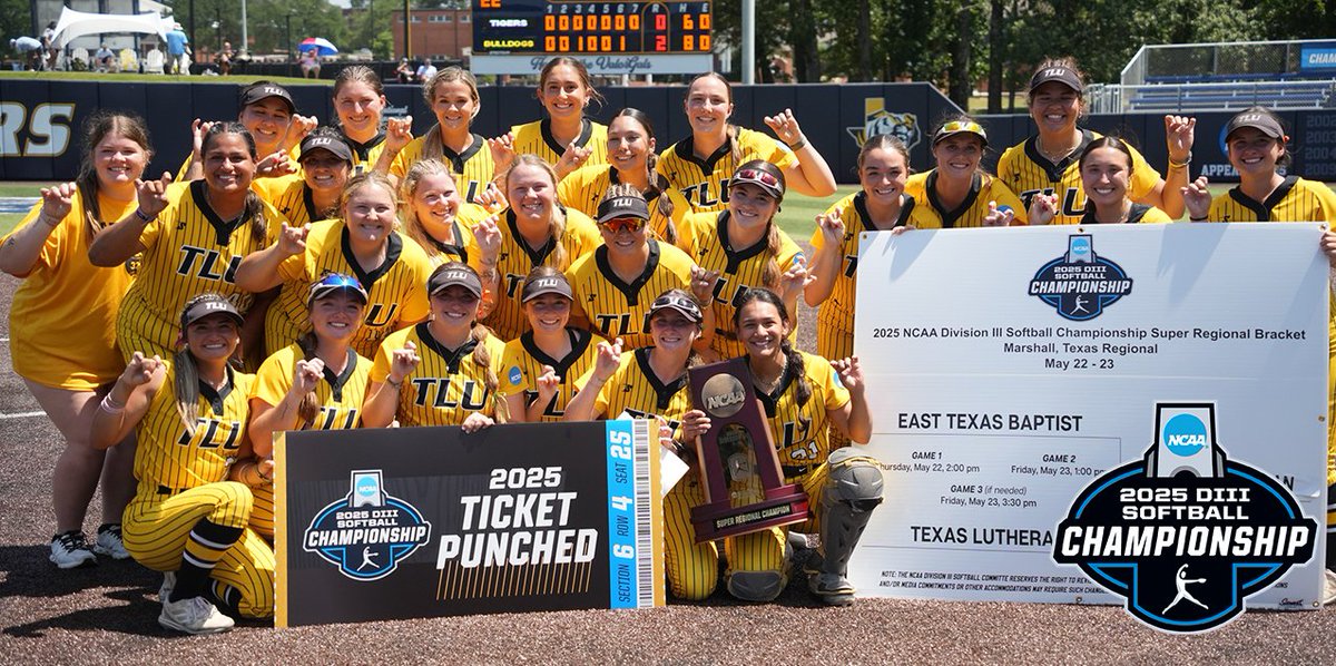 SCAC (@scac_sports) on Twitter photo #SCACSb | Texas Lutheran Softball Storms into <a href="/NCAADIII/">NCAA Division III</a> College World Series After Sweeping ETBU๐ฅ๐ต
๐ฐ| shorturl.at/vRQUe
#SCACPride | #SCAC | #NCAAD3 | #d3softball | #WhyD3 #SCACSb | Texas Lutheran Softball Storms into <a href="/NCAADIII/">NCAA Division III</a> College World Series After Sweeping ETBU๐ฅ๐ต
๐ฐ| shorturl.at/vRQUe
#SCACPride | #SCAC | #NCAAD3 | #d3softball | #WhyD3