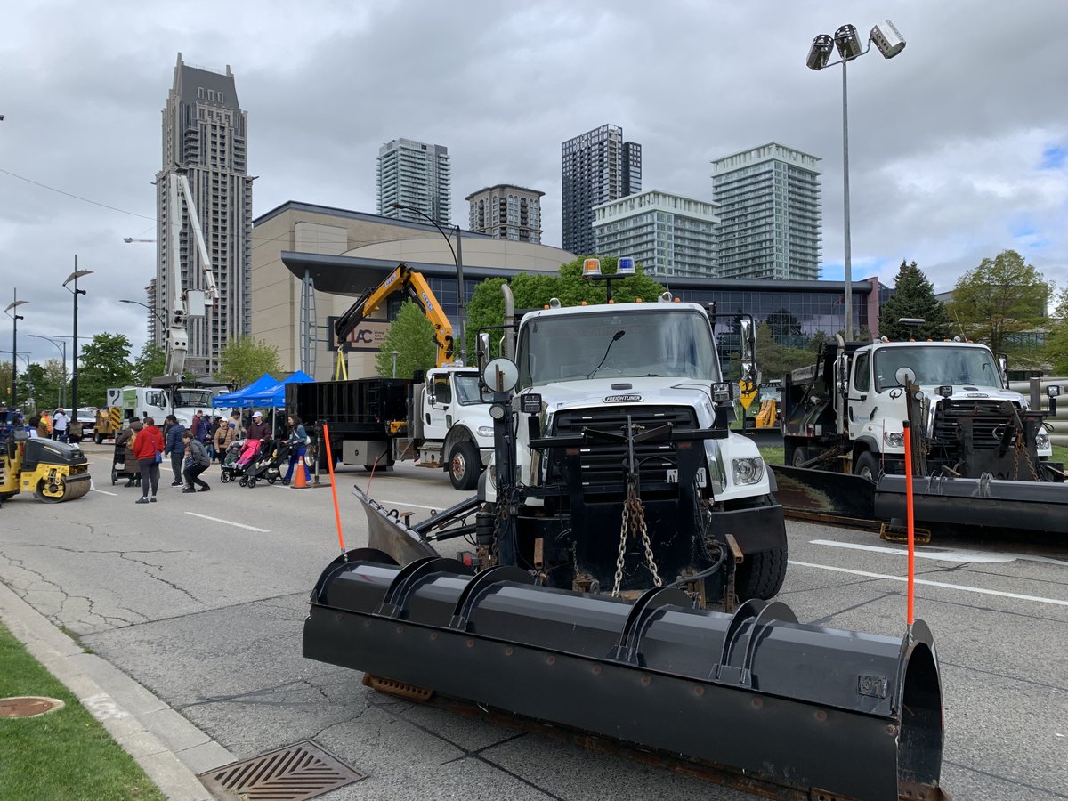 TODAY: Join us outside of the Living Arts Centre &amp; on Princess Royal Drive until 3PM for our free National Public Works Week Family Fun Day event:
👋Meet our team &amp; learn about their work
🚜Get up close to our trucks &amp; equipment
🎉Join family-friendly activities