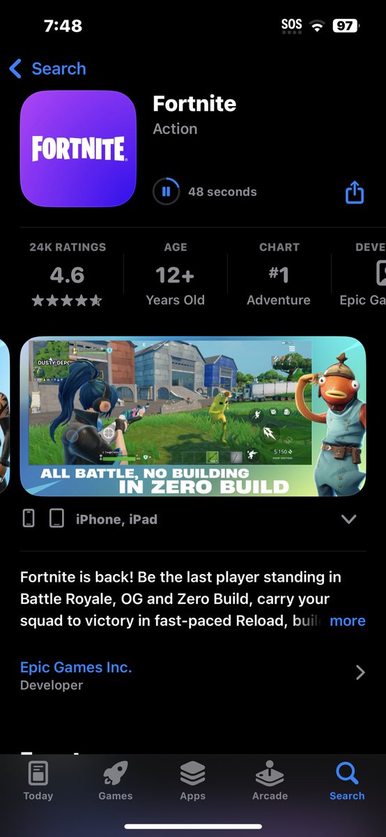 THERE’S FORTNITE IN MOBILE?!
