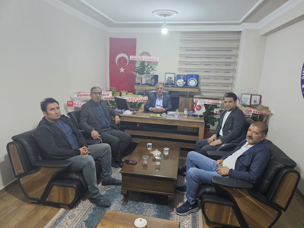 Ak Parti İpekyolu İlçe Başkanı Sayın Yavuz KUŞAN ve Yönetim Kuruluna ziyaretleri için teşekkür ederim