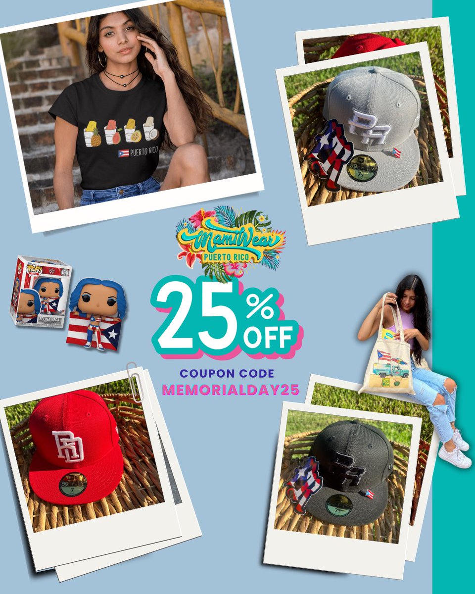 A little thank you to our MamiWear familia 💖
25% off sitewide this Memorial Day Weekend with code MEMORIALDAY25 ✨☀️
Shop cultura-inspired pieces at mamiwear.com — shirts, hoodies, mugs, canvas prints, jewelry, tote bags, hats, stickers &amp; more!
Ends May 26 @ 11:59 PM