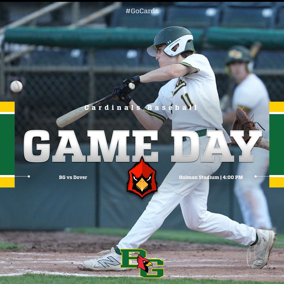 Varsity hosts Dover today at 4pm followed by our suspended game vs Londonderry. Ben Geiger starts vs Dover.