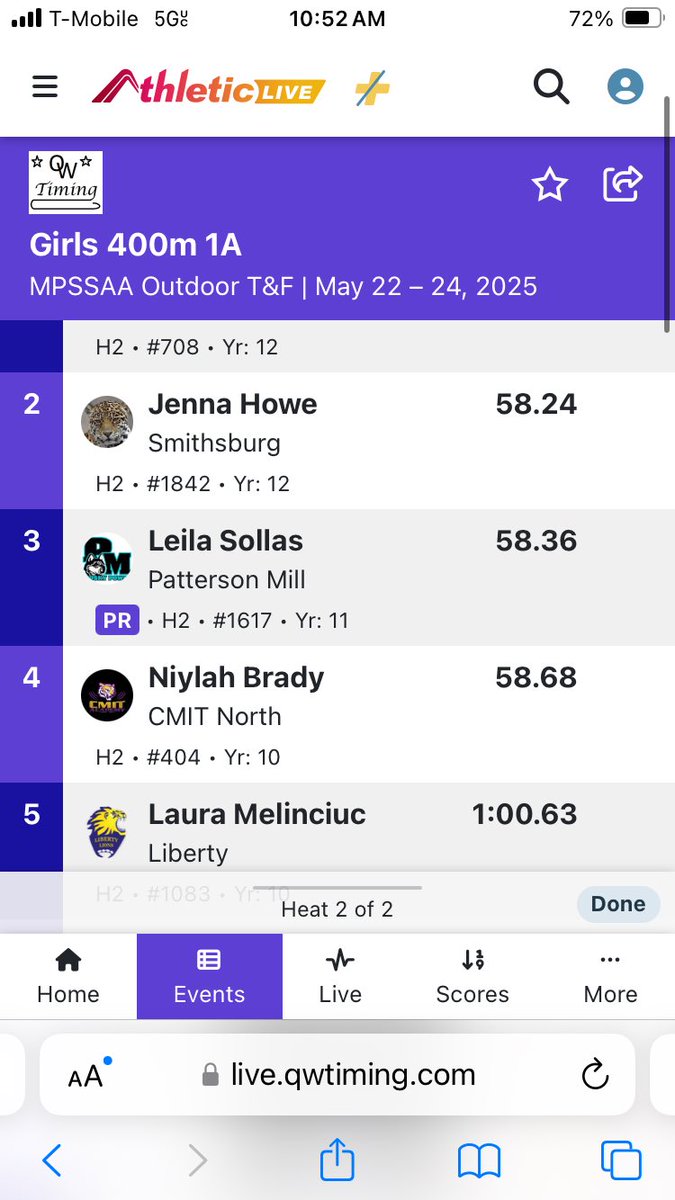 CoachRudy123's tweet image. They’re battling!!! Jenna and Alaina 6/7 in the 100. Cora, Kayla and Ella 3/4/7 in the 1600 and Jenna and Lily 2 and 7 in the 400! #finishwhatyoustarted