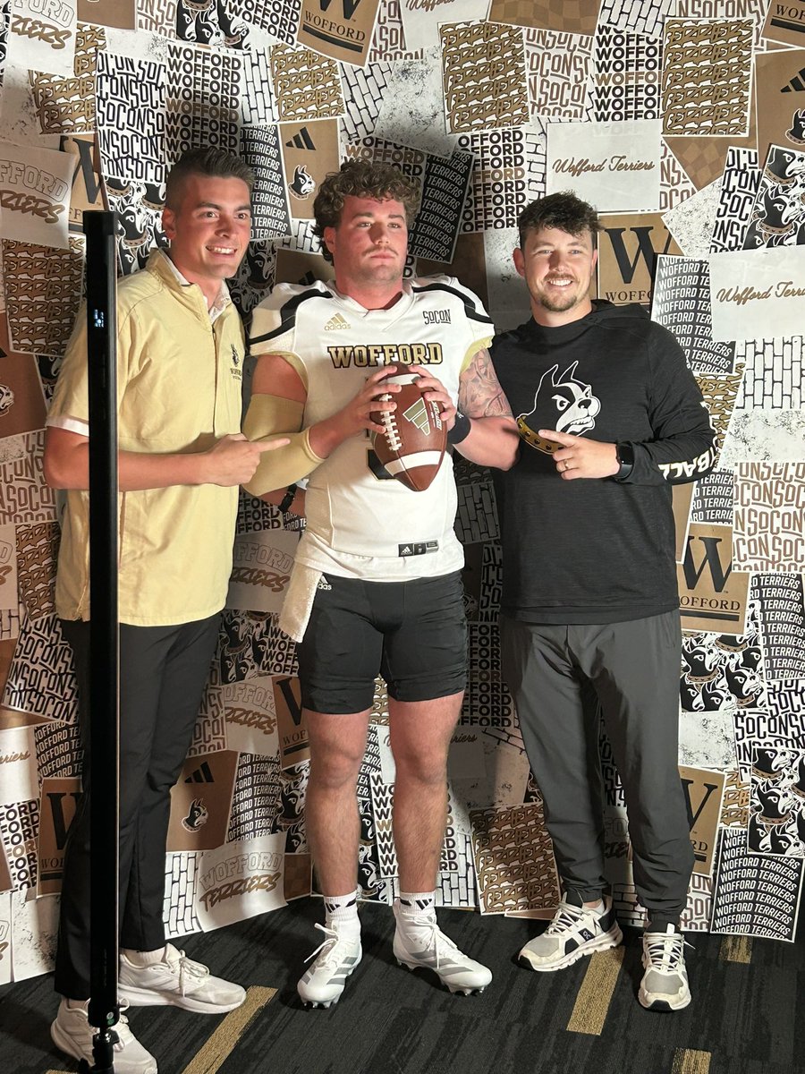tstaton52's tweet image. Iam really excited to get to work with these guys!@Crocker_5 @JacobPoag @Wofford_FB