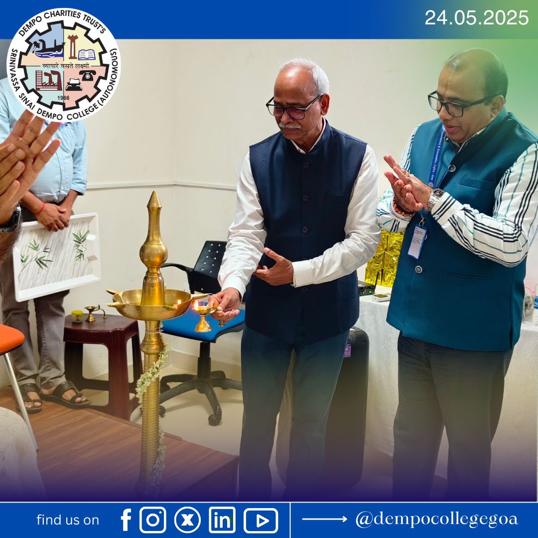 Srinivassa Sinai Dempo College (Autonomous) (@dempocollegegoa) on Twitter photo A moment of honour and inspiration! Dr. <a href="/malapatijana/">M K Janarthanam</a>, Chairperson of #GSRFGoa, graced the Valedictory Function with a powerful keynote and certificate presentation, joined by our esteemed Principal <a href="/drmanojkamat/">Dr. Manoj Kamat ๐ฎ๐ณ</a> #InspiringLeadership #GSRF #AcademicExcellence A moment of honour and inspiration! Dr. <a href="/malapatijana/">M K Janarthanam</a>, Chairperson of #GSRFGoa, graced the Valedictory Function with a powerful keynote and certificate presentation, joined by our esteemed Principal <a href="/drmanojkamat/">Dr. Manoj Kamat ๐ฎ๐ณ</a> #InspiringLeadership #GSRF #AcademicExcellence