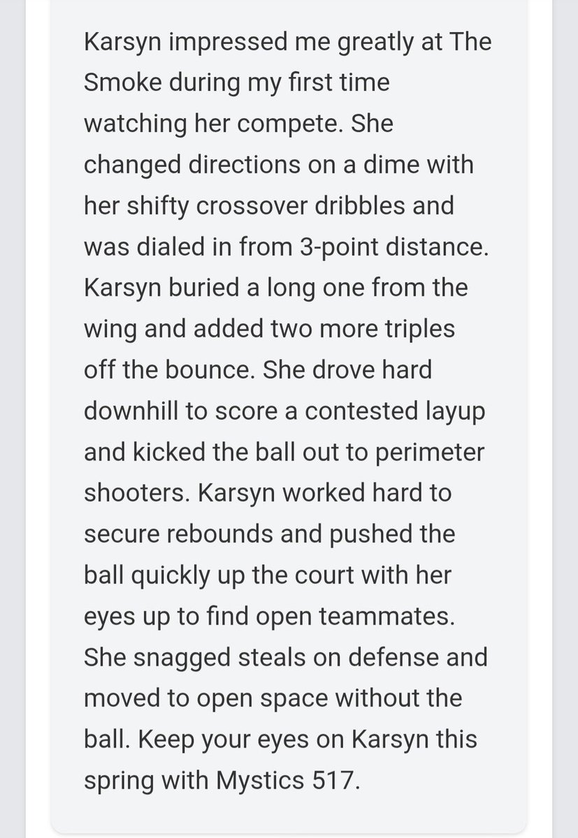 Karsyn Smith (@karsynsmith22) on Twitter photo <a href="/CoachEvanBell/">Evan Bell</a> Thanks for watching our game and for the write up, I appreciate it.
<a href="/CoachColeCC/">Coach Cole</a> <a href="/MImystics/">Michigan Mystics</a> <a href="/Mystics517/">Michigan Mystics - Jackson</a> <a href="/Brad_Smith_09/">Brad Smith</a> <a href="/GVieau/">Greg Vieau</a> <a href="/PrepGirlsHoops/">Prep Girls Hoops 🏀</a> <a href="/MCGirlsHoops1/">MC Girls Hoops</a> <a href="/CoachEvanBell/">Evan Bell</a> Thanks for watching our game and for the write up, I appreciate it.
<a href="/CoachColeCC/">Coach Cole</a> <a href="/MImystics/">Michigan Mystics</a> <a href="/Mystics517/">Michigan Mystics - Jackson</a> <a href="/Brad_Smith_09/">Brad Smith</a> <a href="/GVieau/">Greg Vieau</a> <a href="/PrepGirlsHoops/">Prep Girls Hoops 🏀</a> <a href="/MCGirlsHoops1/">MC Girls Hoops</a>