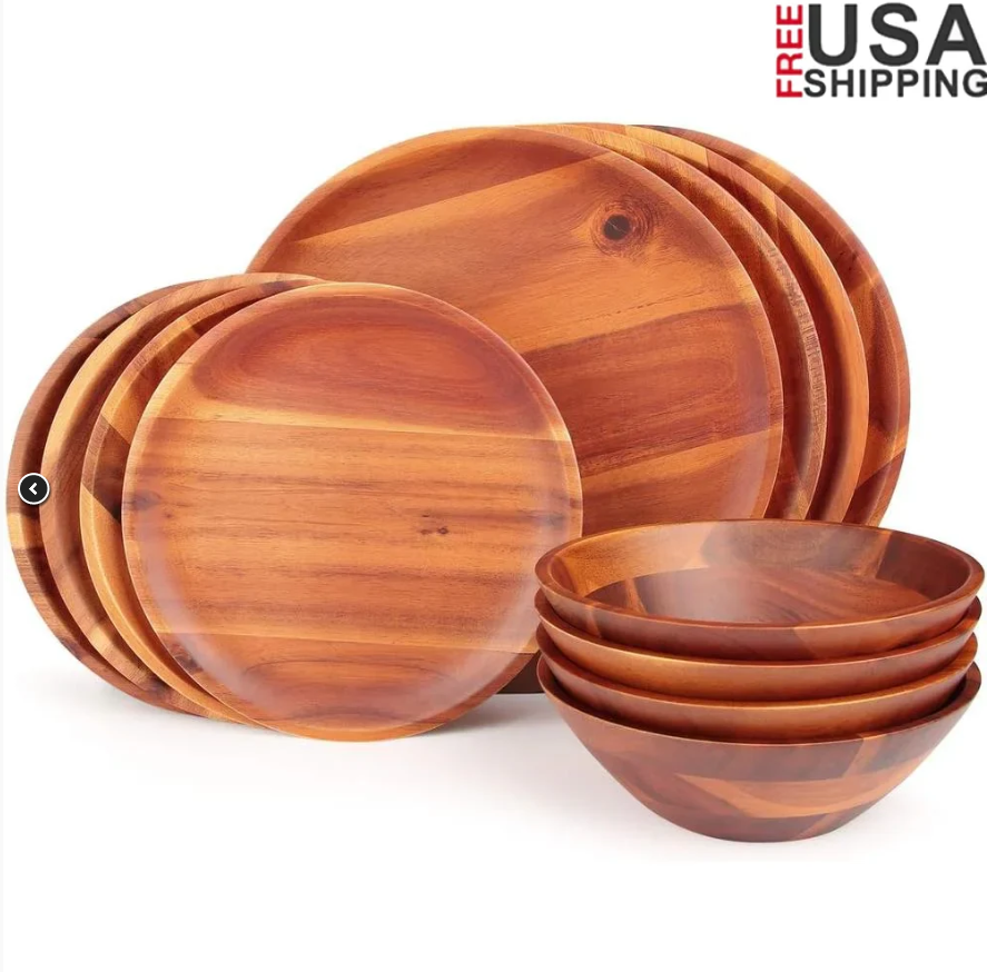 GDealsonline's tweet photo. 12-Piece Acacia Wood Dinnerware Set - Includes Plates and Bowls
Imagine hosting gatherings with friends and family, where every meal is served on exquisite wooden dishes that spark conversation and admiration
$88.42
https://t.co/HH5IbfqaxK...
#dinnerware #dinnerwareset https://t.co/RXDcacFCBc