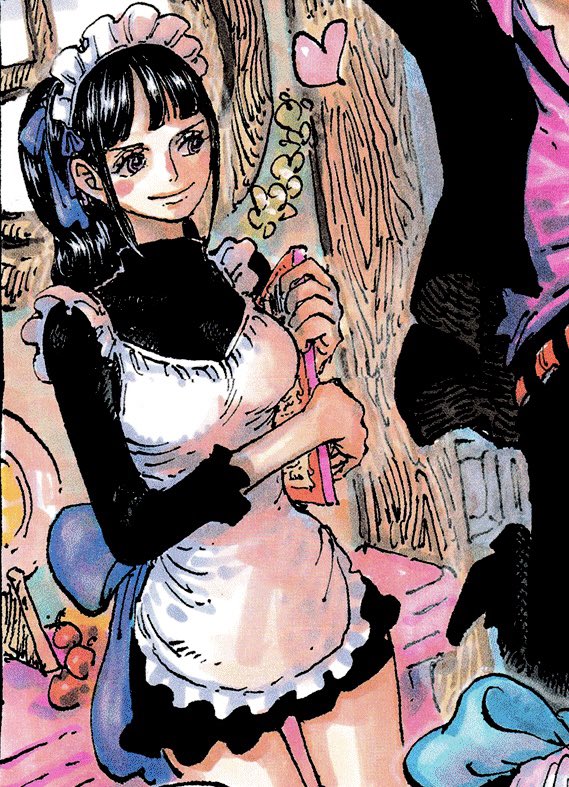 #ONEPIECE1149 
Robin in Maid dress😍
