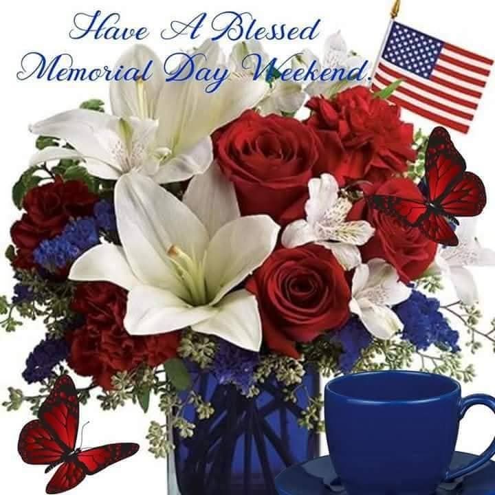 Have a wonderful weekend, celebrate, be safe, and remember all those who made the ultimate sacrifice for our freedom ❤️