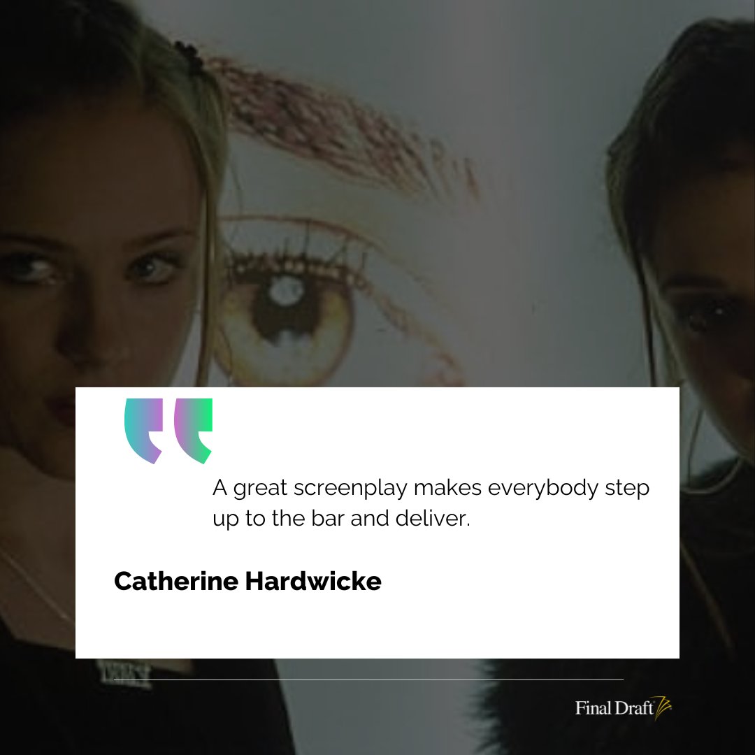Great screenplays do more that just inspire. They IGNITE creativity. Who's your favorite screenwriter?