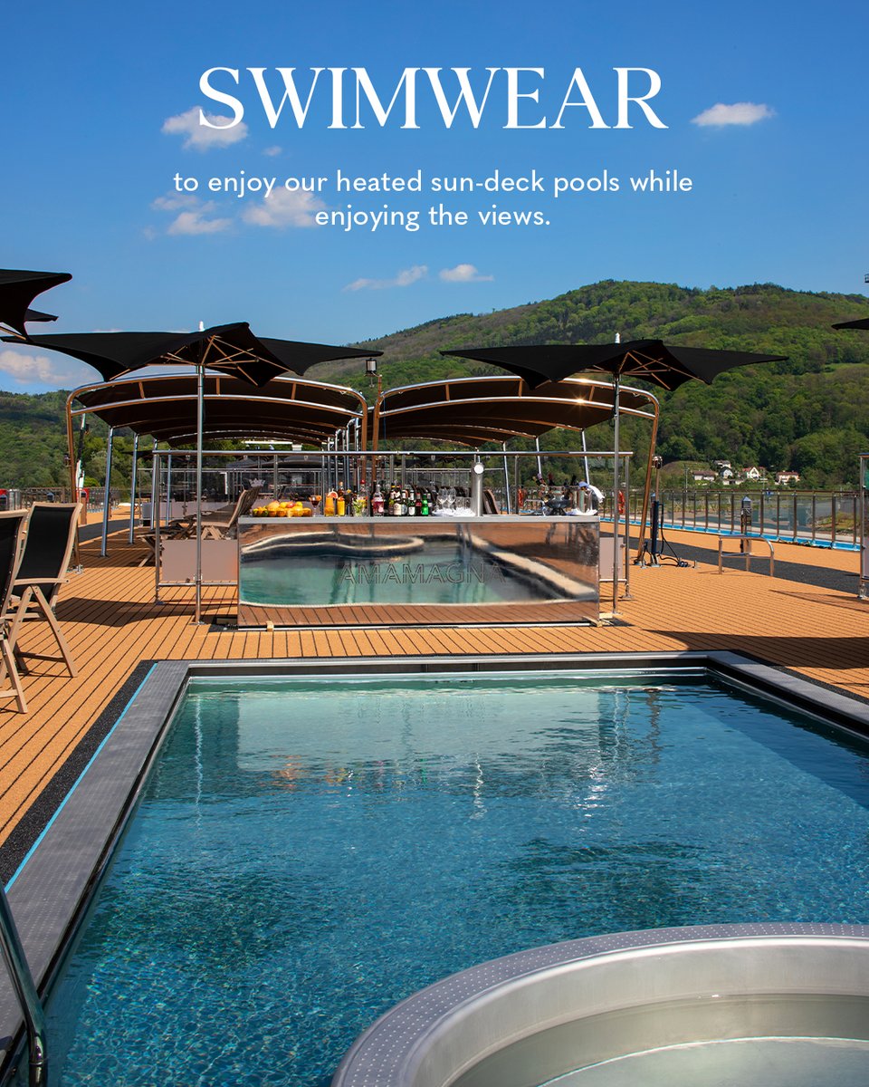 AmaWaterways's tweet image. As we launch this year's magnificent summer itineraries, we would love to share a few packing tips to help you prepare for your upcoming river cruise!
 
#WhatToPack #SummerTravels #SummerVacation #RiverCruise #AmaWaterways