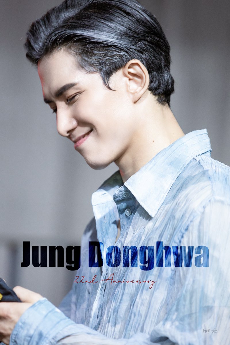 🌸 정동화 배우님 데뷔 22주년 🌸

앞으로도 쭉 무대 위 꽃 중 꽃으로 함께해요 🫶🏻