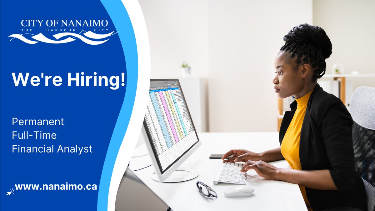 The City of #Nanaimo is seeking a permanent full-time Financial Analyst. For more information, please visit: ow.ly/wPQg50VXYYK