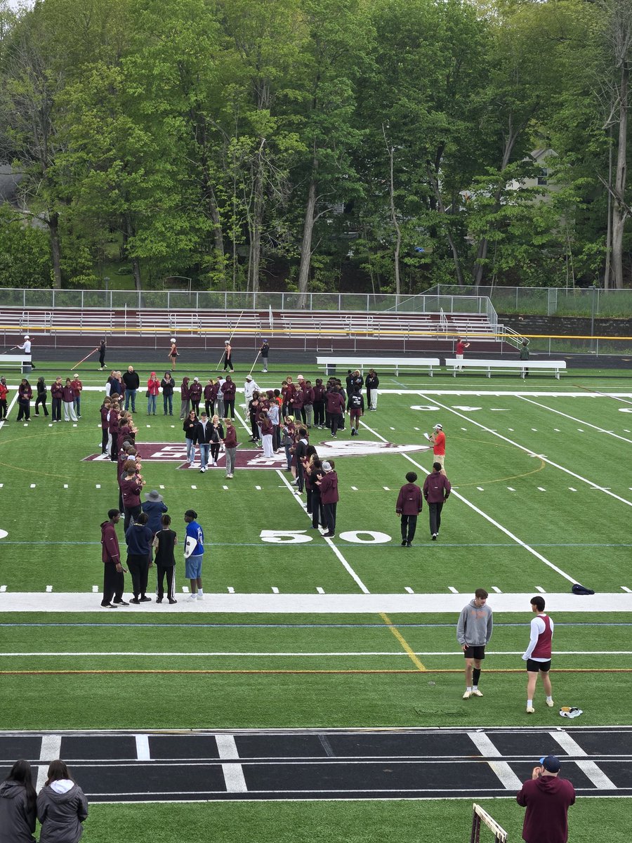 Beautiful morning for track and field! Let's go Eddies!!!