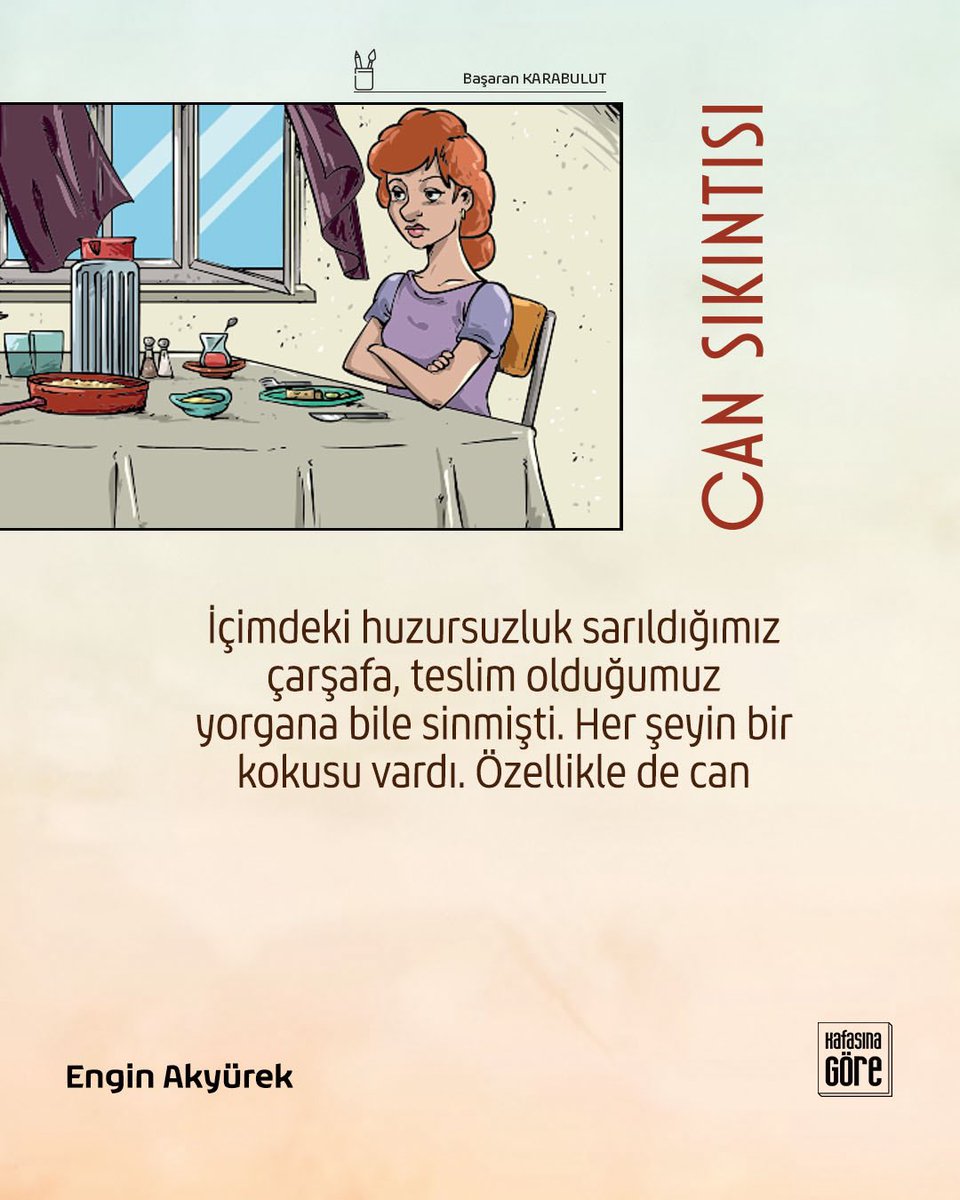 KAFASINA GÖRE Dergi (@_kafasinagore) on Twitter photo Her şeyin bir kokusu vardı. Özellikle de can sıkıntısının…
#EnginAkyürek
#KafasınaGöreDergi #Mayıs - Haziran sayımızda yazdı!
Çizim: <a href="/mister_bascho/">Başaran Karabulut</a> Her şeyin bir kokusu vardı. Özellikle de can sıkıntısının…
#EnginAkyürek
#KafasınaGöreDergi #Mayıs - Haziran sayımızda yazdı!
Çizim: <a href="/mister_bascho/">Başaran Karabulut</a>