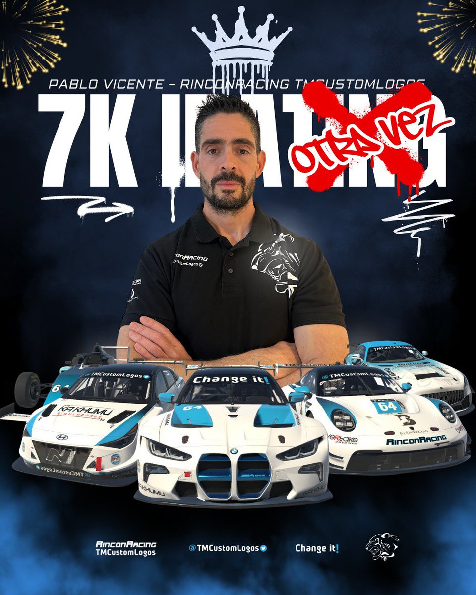 7k IRATING CLUB!🏁

Si, a sus 40 años a vuelto a 7k iRating, y nos ha insistido para publicarlo, ya sabes lo pesado que es.

Pablo Vicente <a href="/PabloVicTV/">Pablo Vicente 👑</a>, en su trayectoria final antes de retirarse alcanza esta cifra, dejar un like asi se anima y no crea una smurf.