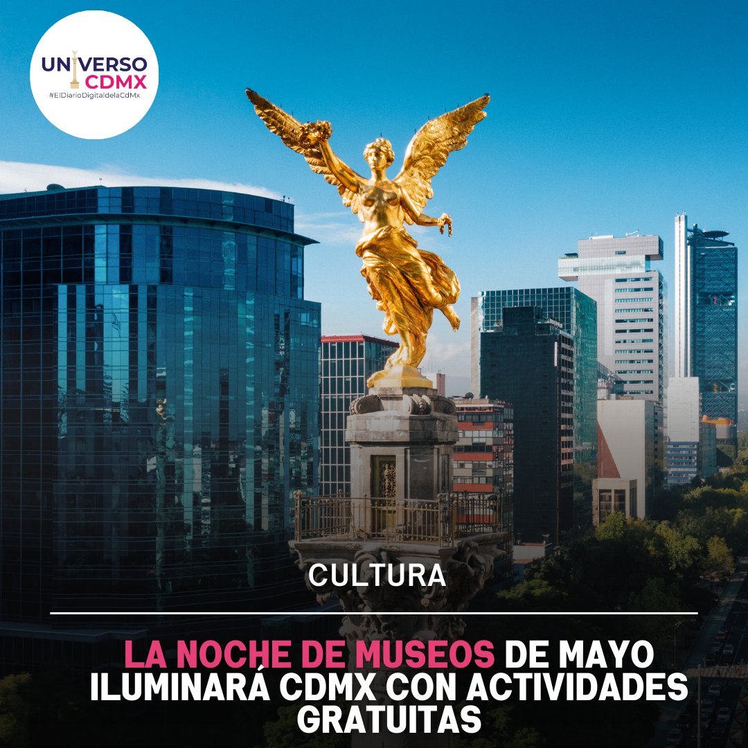🎨 Explora museos de noche 🌙 con actividades GRATIS: bailes sonideros 💃, conciertos de rock 🎸 y cumbia, cine 🎥, rodadas 🚴 y talleres.  
Descubre la cartelera completa aquí: tinyurl.com/3nnxw3sy