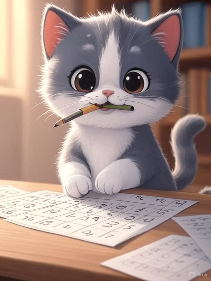 Another milestone: 34,567,890 puzzles solved at calcudoku.org 😃😃

To celebrate, a special 8x8 Calcudoku (aka Kenken) puzzle that uses the numbers 3, 4, 5, 6, 7, 8, 9, 0 !

#saturdayvibes #saturdaymorning #saturdaymotivation #CatUrDay