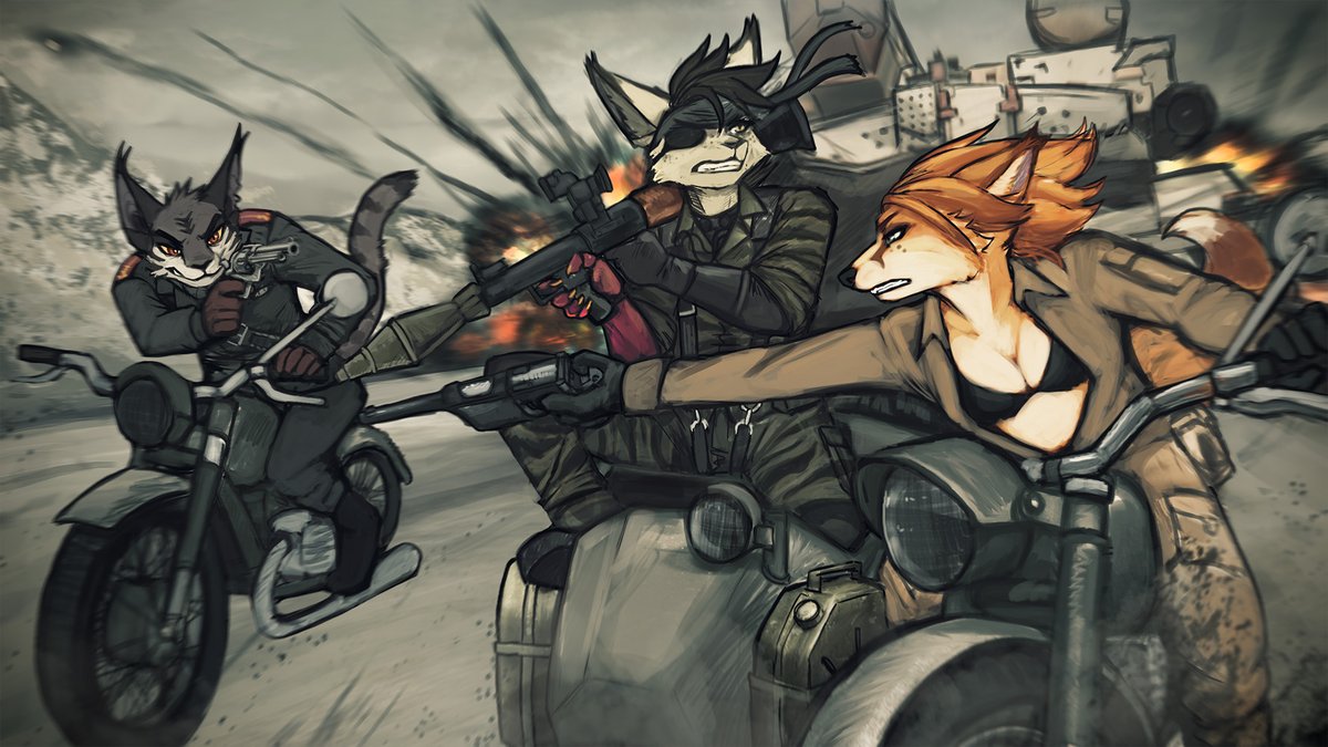 Sketch commission finished last month! This was a bit of a drawover/custom sketch combo and I love the results! I'm so excited for the MGS3 remake :D