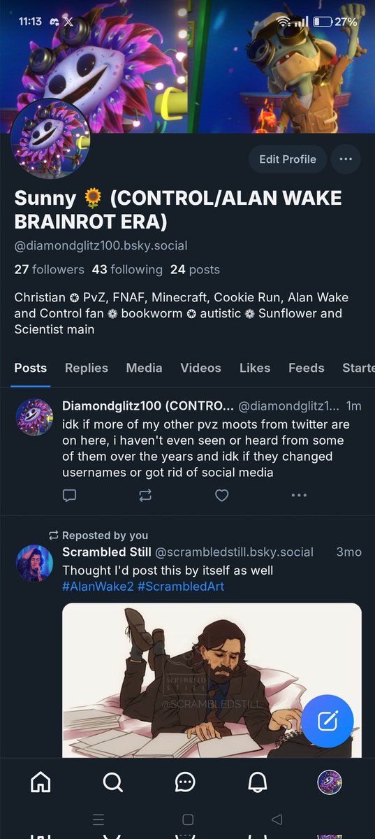 Diamondglitz100's tweet image. alright, if anyone wants to find me over at 🦋 here&apos;s my profile
bsky.app/profile/diamon…
