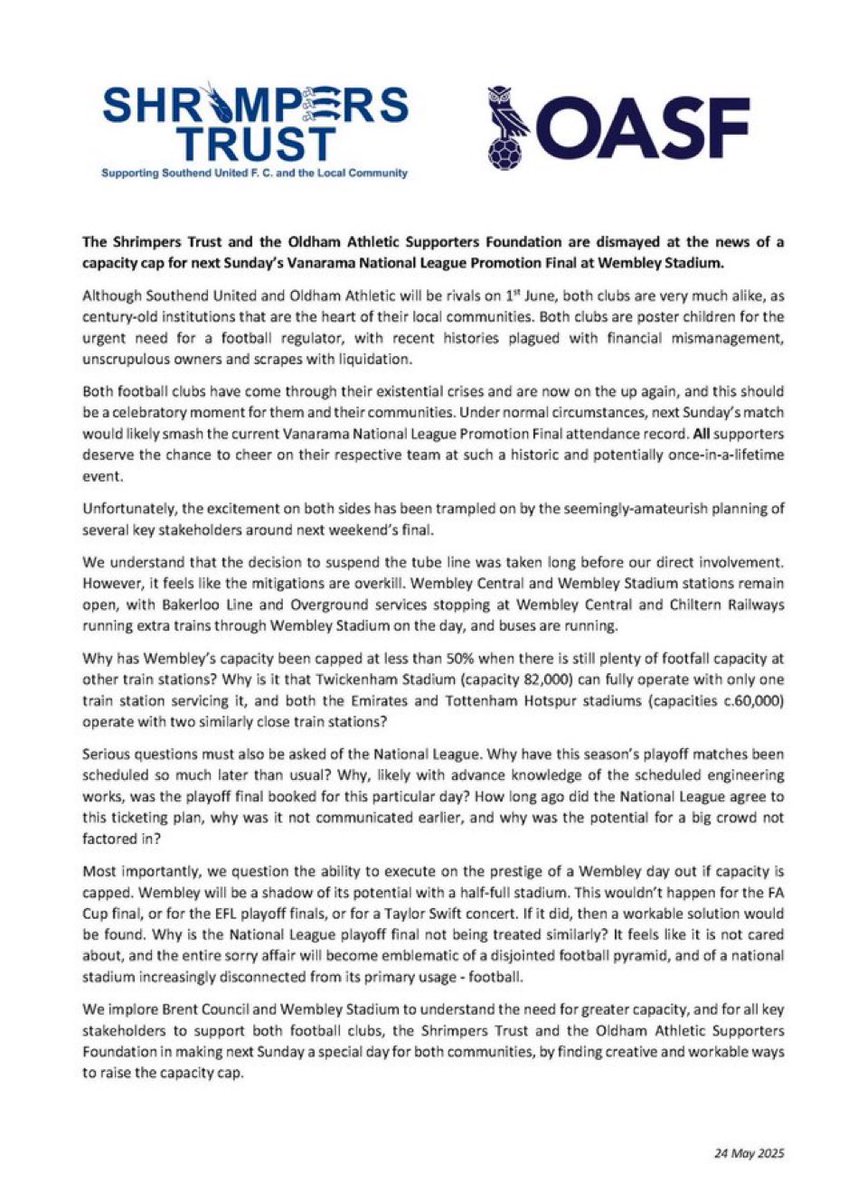 All football fans should get behind this .. it’s appalling