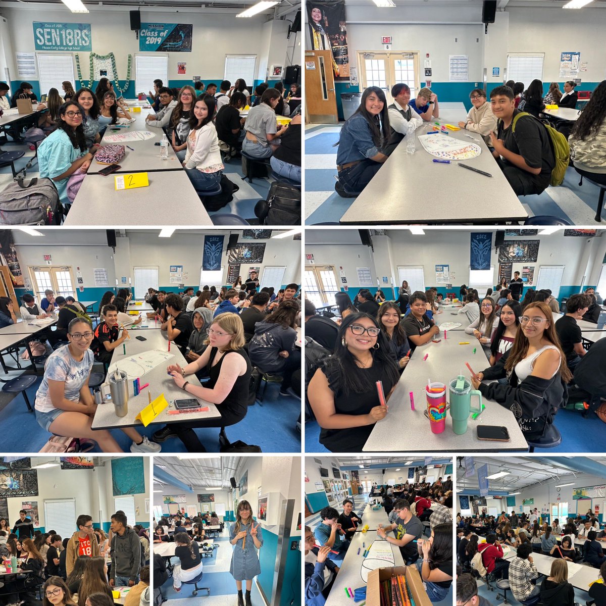 Phoenix Mentors Program met to discuss summer goals, positive vision in months ahead &amp; congratulate one another on recent updates &amp; successes. Building community across grade levels has always been a priority for our #PhoenixFamily #TeamSISD #ALLIN <a href="/Dungan_MECHS/">Drew Dungan</a> <a href="/delacruz_MECHS/">Gabriela De La Cruz</a>