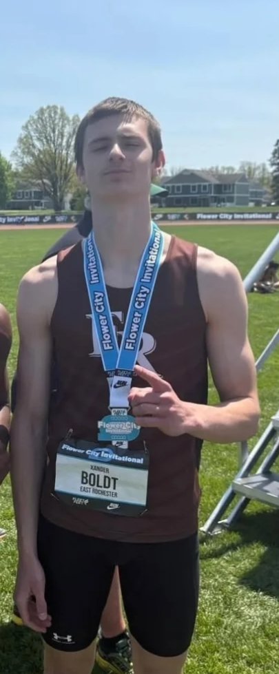 Your Wayne Finger Lakes Champion in the triple jump: <a href="/ERBombers/">ER Bombers Athletics</a> Xander Boldt!