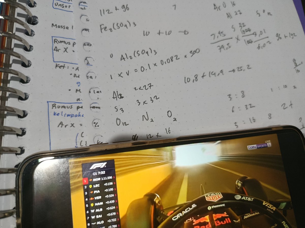 millenvr's tweet image. 0524 𓇼 | i'm backk with kimiyeay, reviewing stoikiometri n hukum dasar kimia tapi kedistract dikit nonton quali monaco hwhehwh