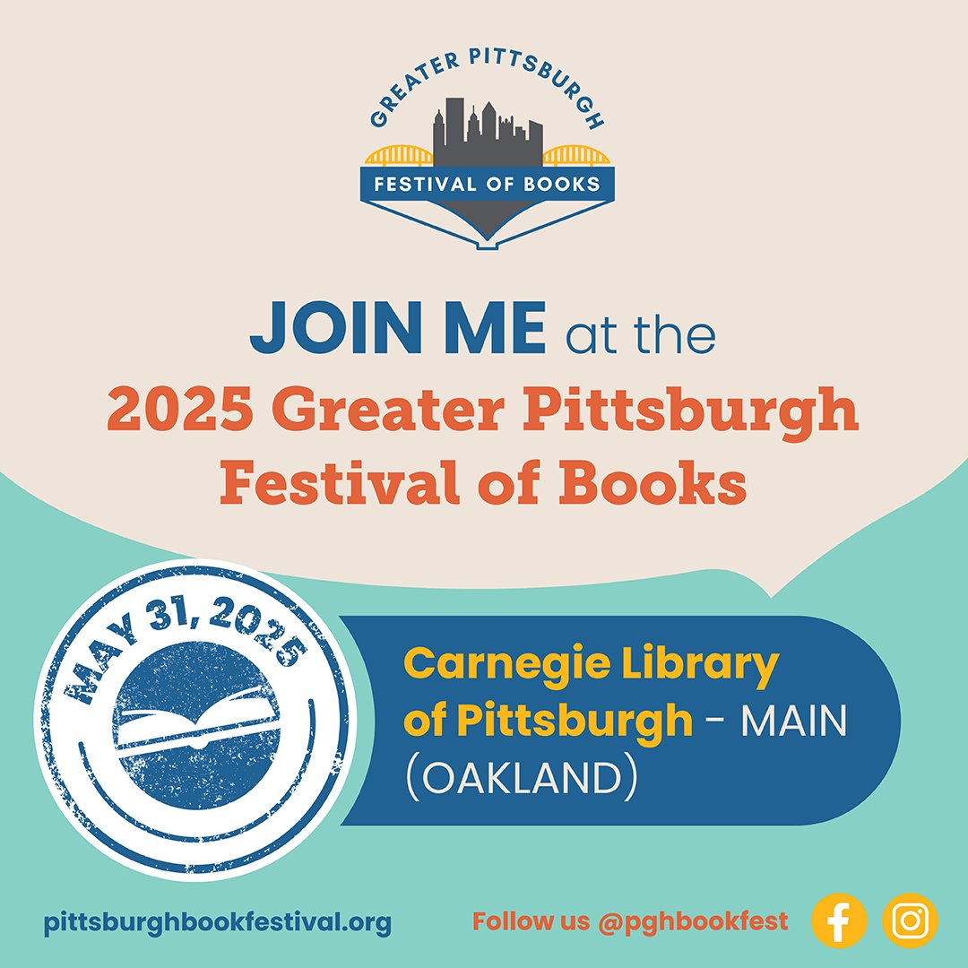 Attention PA and Northeastern OH Kate Burkholder readers! I’ll be at the Greater Pittsburgh Festival of Books on Sat May 31. If you’re in the area, stop in and spend the day! tinyurl.com/887882by <a href="/StMartinsPress/">St. Martin's Press</a> <a href="/nyliterary/">Nancy Yost Literary Agency</a> <a href="/pghbookfest/">The Greater Pittsburgh Festival of Books</a>