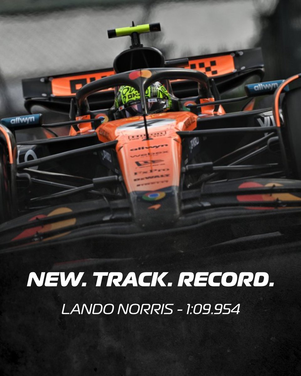 F1BigData's tweet photo. THE FASTEST LAP EVER DONE AT MONACO
LANDO NORRIS - 1:09.954 https://t.co/Y9eDd8z5py