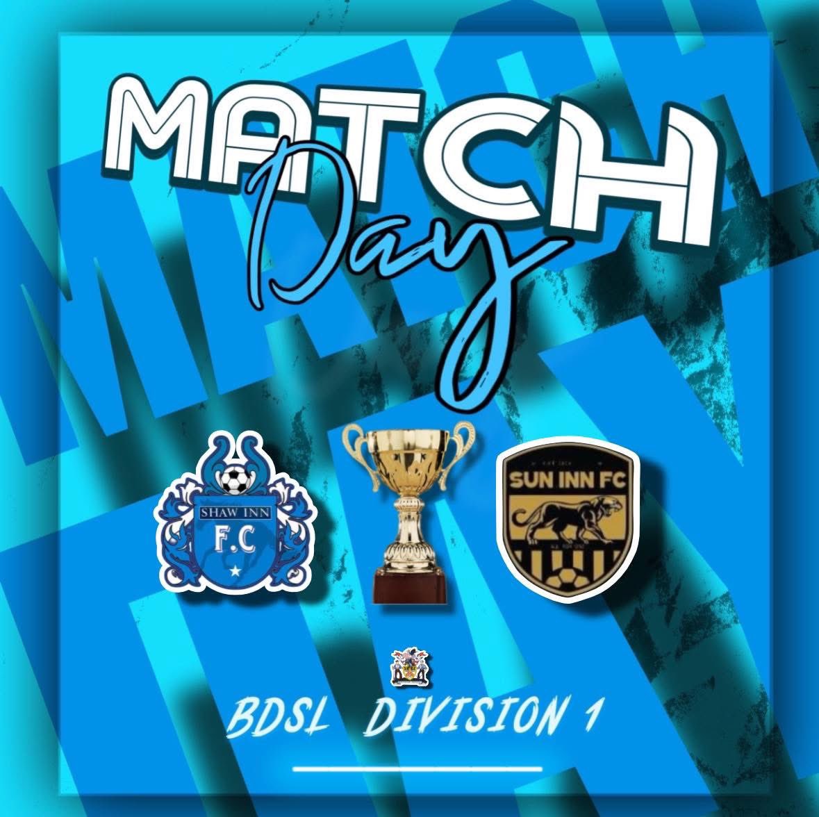 Barnsley And District Sunday League (@barnsleysunday) on Twitter photo ๐ Sunday 25th May
๐ Division One Play Off Final
โฝ๏ธ <a href="/ShawInnFC/">Shaw Inn FC</a> v Sun Inn
๐ฐ๏ธ 11am kick off
๐๏ธ Houghton Main, S72 0HL
Good luck to both teams. Thanks to <a href="/HoughtonMainFC/">Houghton Main FC</a> for hosting ๐๐ป
#Barnsley #BarnsleyFC #BarnsleySunday #SundayLeague <a href="/NonLeagueFix/">NonLeagueFixtures</a> <a href="/SundayLeagueDay/">Sunday League Day</a> ๐ Sunday 25th May
๐ Division One Play Off Final
โฝ๏ธ <a href="/ShawInnFC/">Shaw Inn FC</a> v Sun Inn
๐ฐ๏ธ 11am kick off
๐๏ธ Houghton Main, S72 0HL
Good luck to both teams. Thanks to <a href="/HoughtonMainFC/">Houghton Main FC</a> for hosting ๐๐ป
#Barnsley #BarnsleyFC #BarnsleySunday #SundayLeague <a href="/NonLeagueFix/">NonLeagueFixtures</a> <a href="/SundayLeagueDay/">Sunday League Day</a>