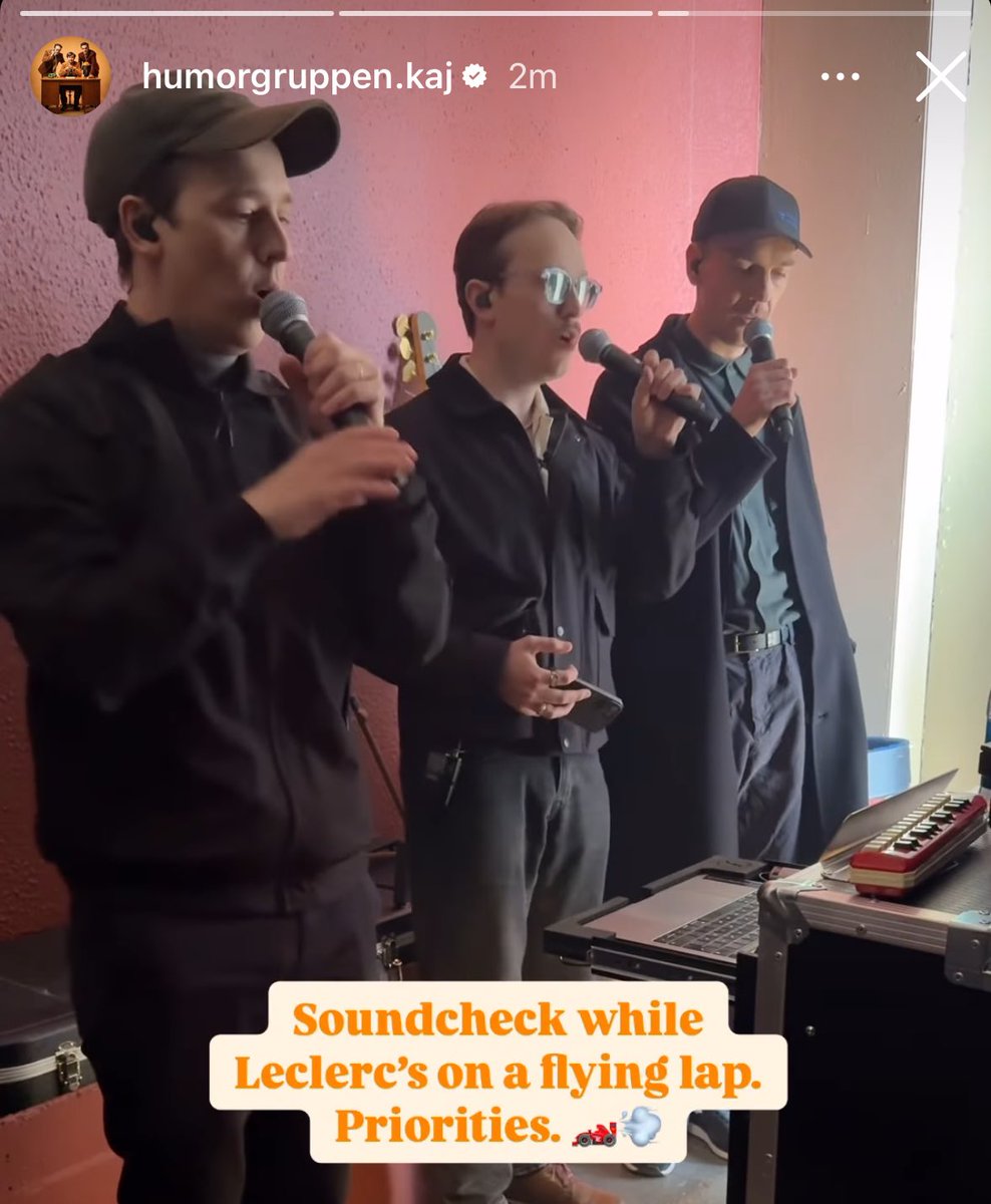 They said “its Grand Prix, I never miss the Grand Prix” 😭