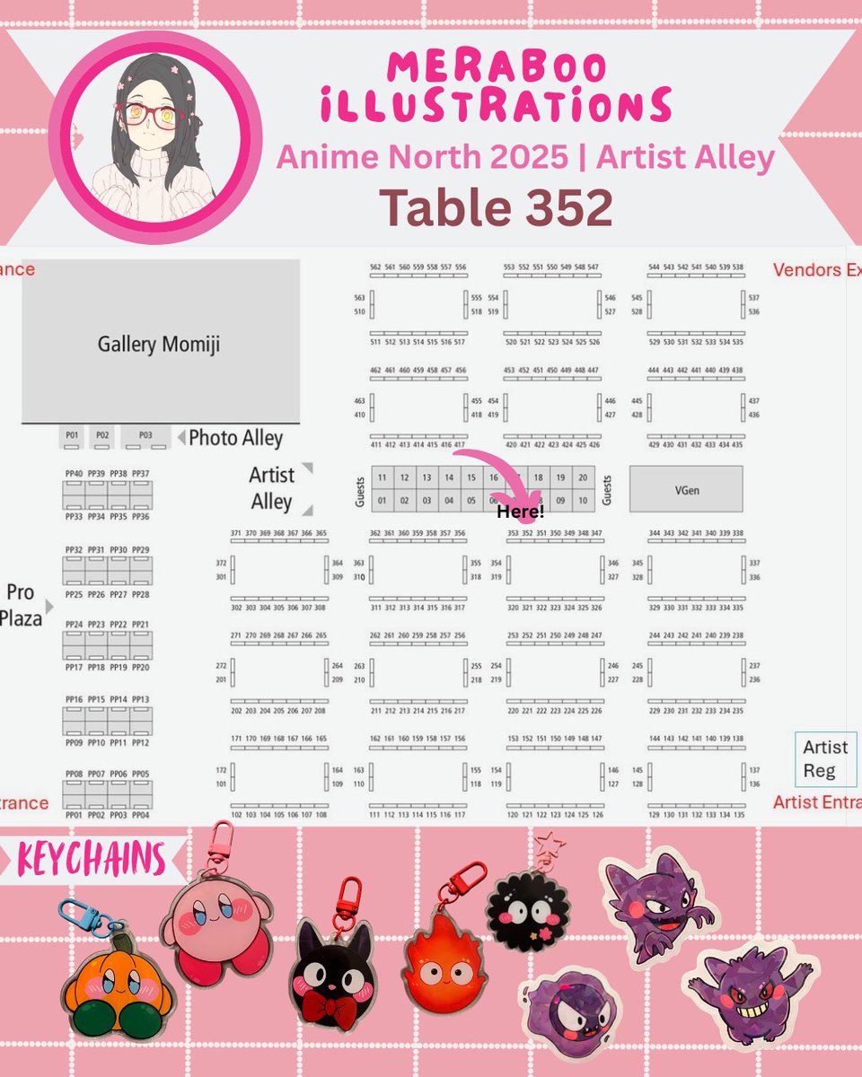 mimihyaa's tweet photo. Better late than never! I’m in the artist alley at Anime North this weekend 👋 #AnimeNorth2025 https://t.co/TipnTdCS1v