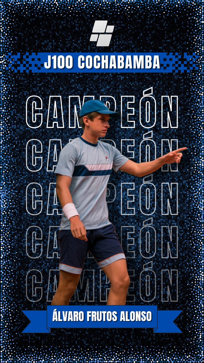 nextgen_tenis's tweet image. ¡UNA MÁS PARA EL CUADERNO!
Álvaro Frutos🇵🇾 se corona campeón del J100 Cochabamba🇧🇴 tras derrotar en la final a Guilherme Renner🇧🇷 por 6-4 6-2
Grandes tres semanas para la joya que con estos resultados se acerca al top 100 Jr:
🥇J100 Lima🇵🇪
SF - J100 La Paz🇧🇴
🥇J100 Cochabamba🇧🇴