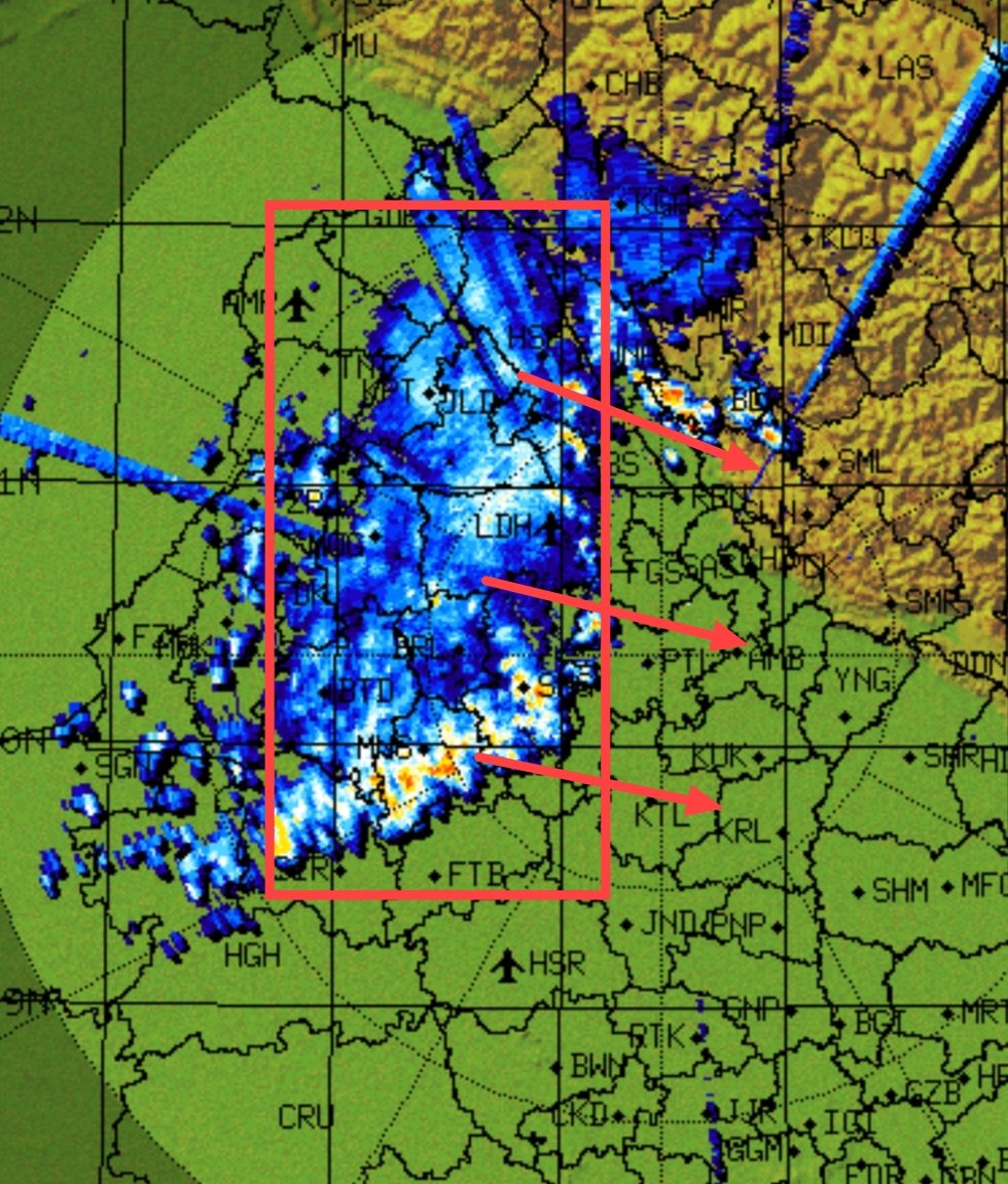 Many districts of #Punjab and #Haryana receive #rain and #thunderstorms. #Ludhiana #Patiala  #Jalandhar #Moga #Bathinda #Mansa #Sirsa #Fatehabad #kurukshetra #karnal and #Fatehgarhsahib. The strong winds are possible. <a href="/SkymetWeather/">Skymet</a> <a href="/JATINSKYMET/">Jatin Singh</a>