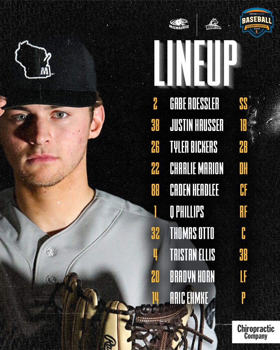 MKE_Baseball's tweet image. Here are Your Milwaukee Starters for the Game Four of the Horizon League Baseball Championship against Wright State!
Starters brought to you by @ChiropracticCo
#ForTheMKE | #HLBASE | #MKEBaseball