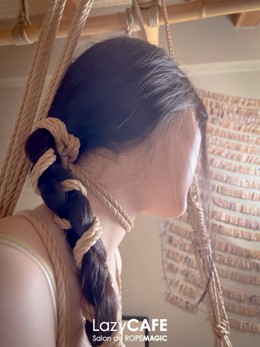 髪縛り、チョーカーもセットでした😌🎗️

🪢📷️ <a href="/rope_magic/">スズキレイジ | ROPEMAGiC</a> 

#LazyCAFE
#緊縛