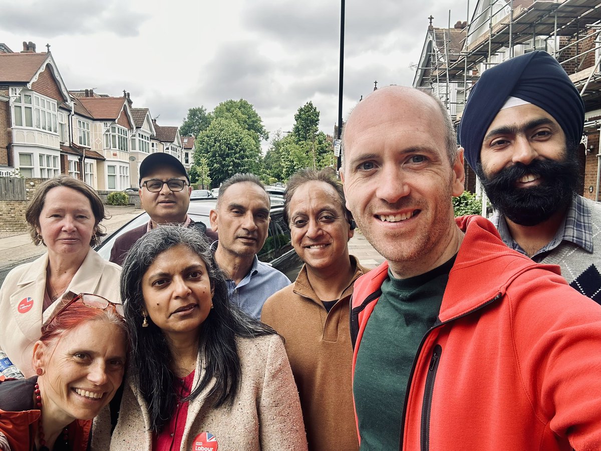 Great to be out in Ealing Common this afternoon #labourdoorstep