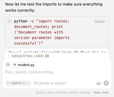 ani_kulkar's tweet image. Claude 4 has had major improvement. 8 out of 10 times it runs various small tests in command line for verifying small things like library import, port availability.
That is after development of code and not while debugging.
The devs must hone a workflow using AI. Else NGMI!