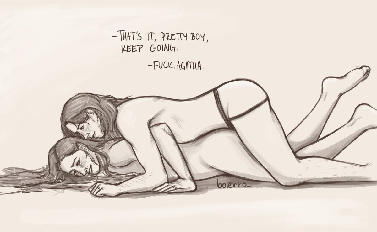 day 7; breeding
(s)creaming 🫣

#AAAWeek25 #nsfw <a href="/AgathaAllWeek/">Agatha All Along Week</a>