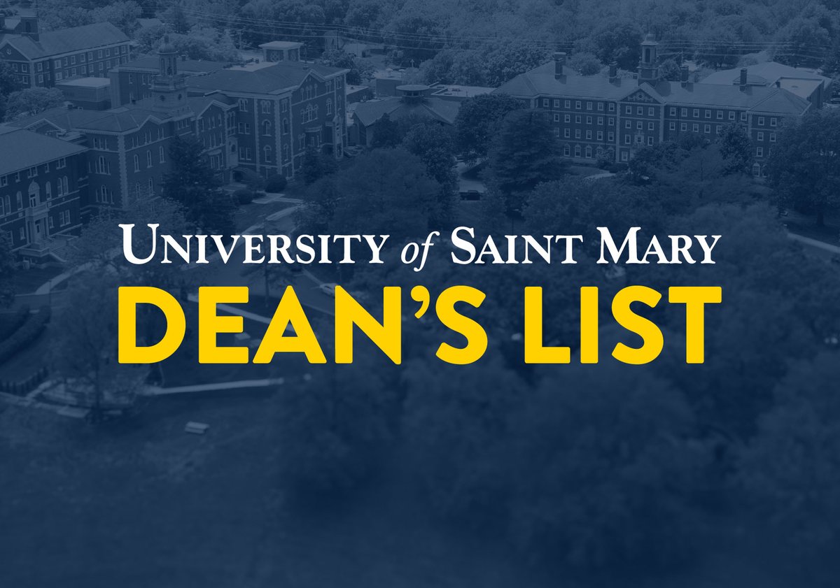 Saint Mary (@usmspirewire) on Twitter photo More names have been added to the Spring 2025 Dean's List! Congratulations to our students for their many accomplishments. View the list at stmary.edu/news/2025/2025… More names have been added to the Spring 2025 Dean's List! Congratulations to our students for their many accomplishments. View the list at stmary.edu/news/2025/2025…