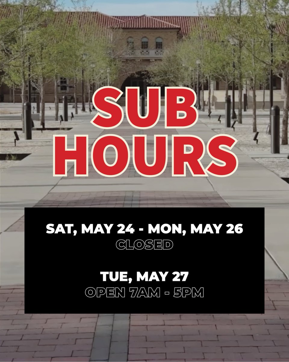 TTU Student Union Building tweet media