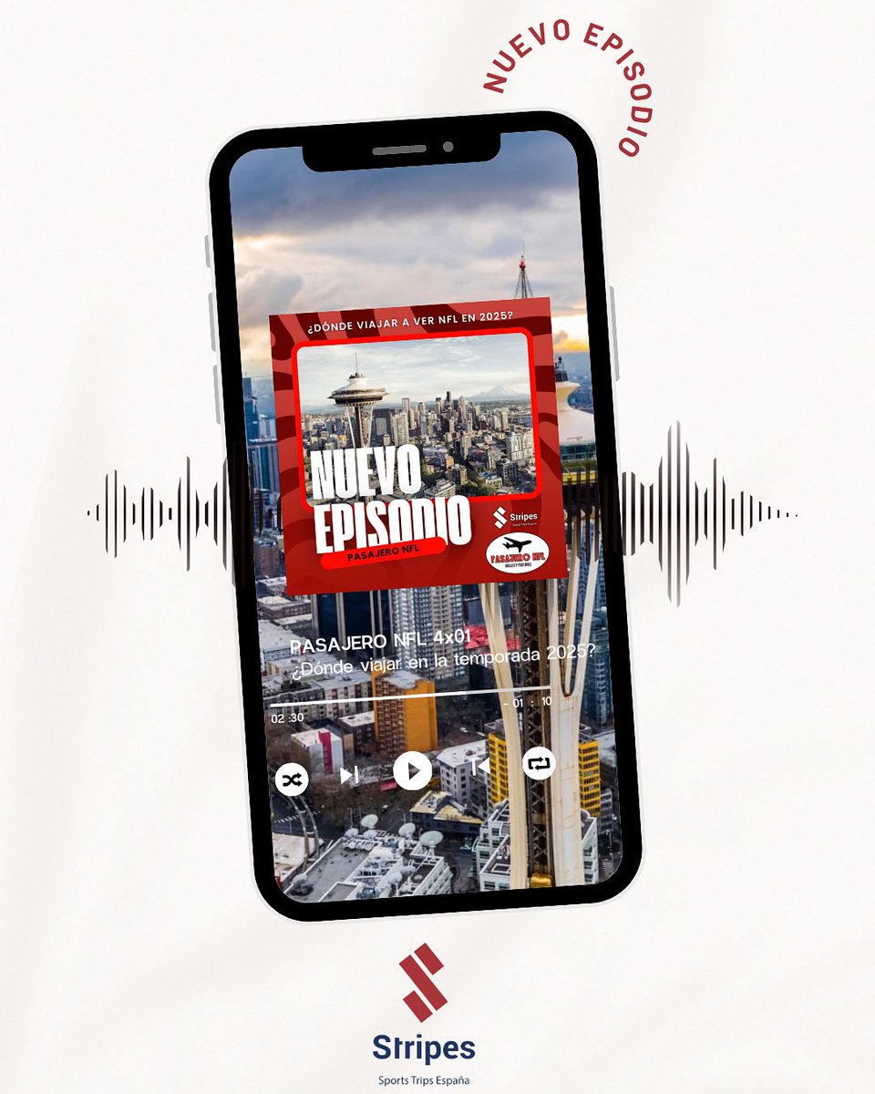 🎙️ Esta semana nos pasamos por Pasajero NFL de @elcapologist tu podcast sobre viajes y football, para hablar sobre el plan definitivo de todos los viajes de 2025 y lo que tenemos preparado para que puedas ver NFL en directo la próxima temporada. 🏈
📻Disponible en IVoox y Spotify
