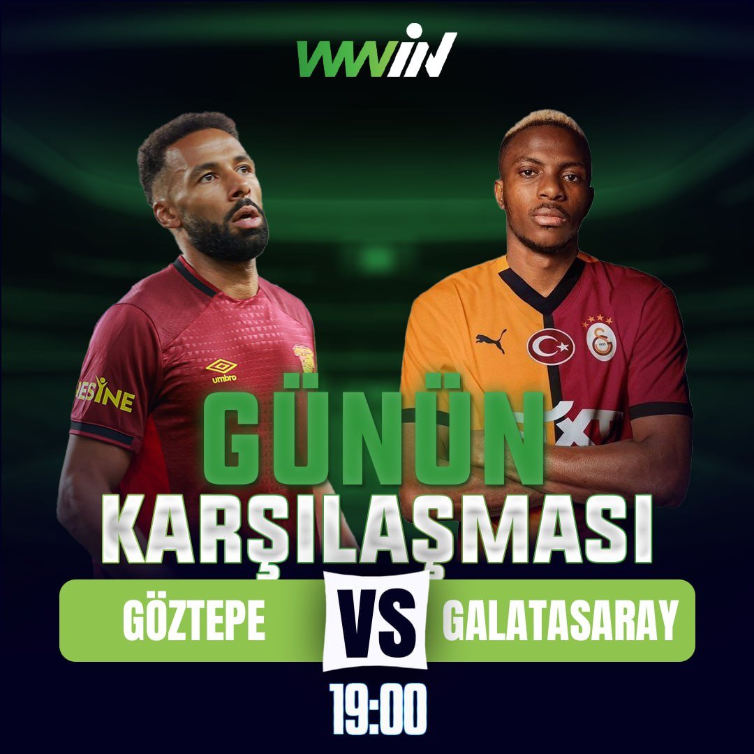 🏆Süper Lig'de Heyecanlı Karşılaşmalar Devam Ediyor! 

Göztepe 🆚 Galatasaray
 
🍀 En yüksek oranlar ile birlikte en yüksek bonuslar seni bekliyor!

📲Güncel Giriş Adresi Tıklayınız! (wwin.live)