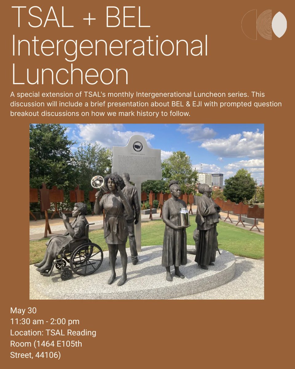 BlkEnviroLeader's tweet image. Join us on May 30th at 11:30am for the Intergenerational Luncheon in honor of John Jordan. We hope to see you there!
