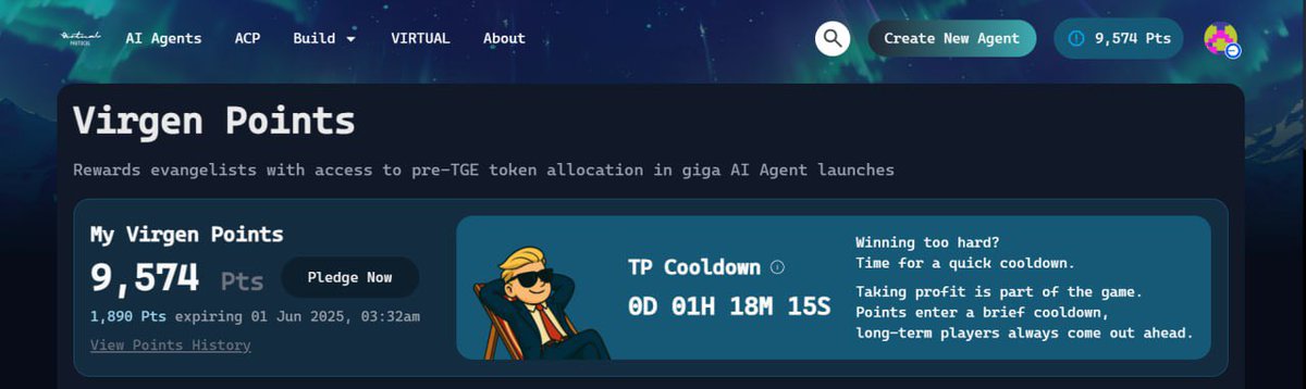 chrisgivesaf's tweet photo. i’ll be leaving jeet jail in an hour.

being in the jail is tough asl.

points allocated during TP cooldown are just pennies, barely worth joining any launches with them

so you just sit and cope while other launches do crazy numbers, lmao.

while in jail, i missed these launches ↓

➤ $maneki — @Maneki_DeFi did around 10x for virgens at launch

➤ $biz — @Bizzy_agent did around 20x for virgens at launch 

➤ $virgen — @virgen_official did around 100x for virgens at launch

➤ $naincy — @nAIncytrades did around 20x for virgens at launch

➤ $robot — @robostack_io did around 30x for virgens at launch

think of how much i missed by not participating in these launches, just because i sold one allocation, lmao.

it’s a solid mechanism for paper hands tbh.

lesson: never jeet. remain a virgen.