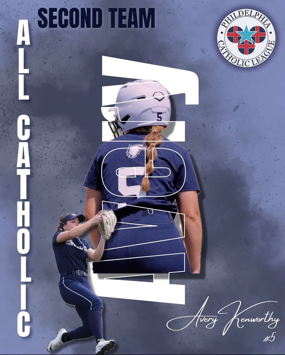 A_Kenworthy2026's tweet photo. Beyond grateful to be selected to Second Team All Catholic! 

@PaBombersGold @NYUSoftball @WidenerSoftball @NeumannSB @Mount_SB  @BinghamtonSOFT @CoastRecruits https://t.co/JuM2THSIbN
